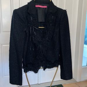 Emanuel Ungaro tweed with ribbon detail